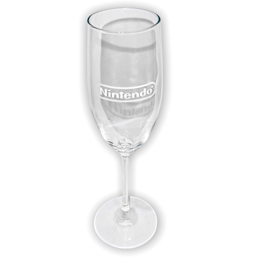 Rare vintage Nintendo wine glass